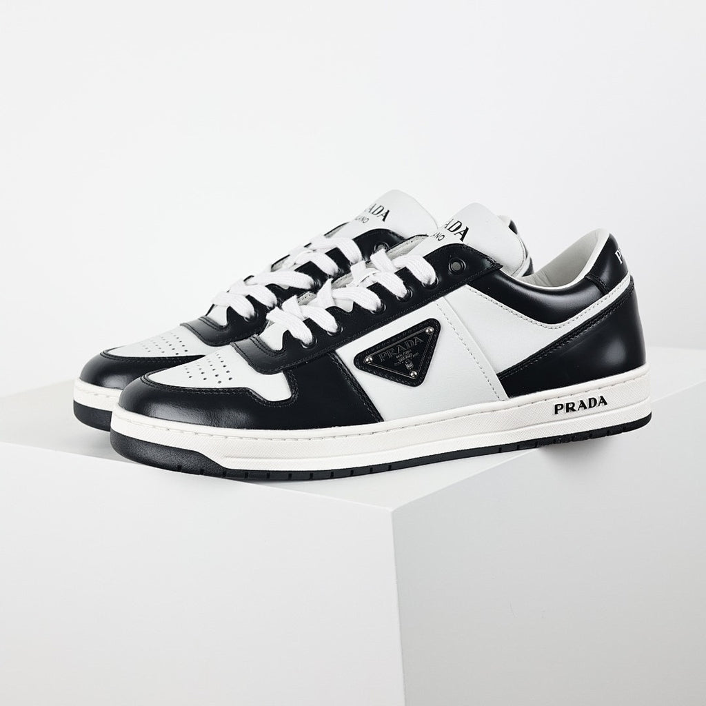 Prada Milano Black/White Low-Top Sneakers