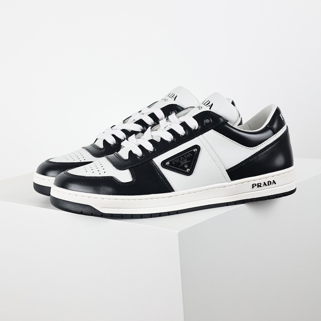 Prada Milano Black/White Low-Top Sneakers