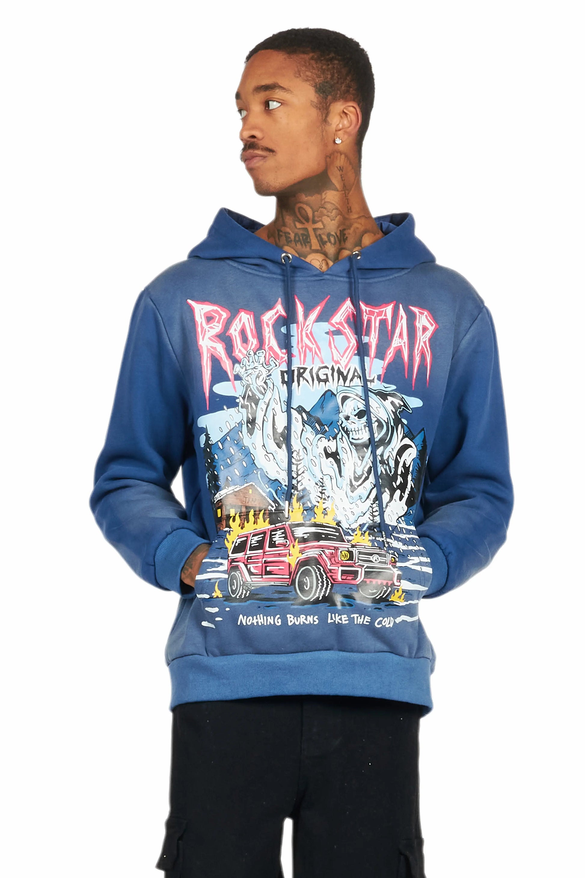 Kip Navy Graphic Hoodie - image 2