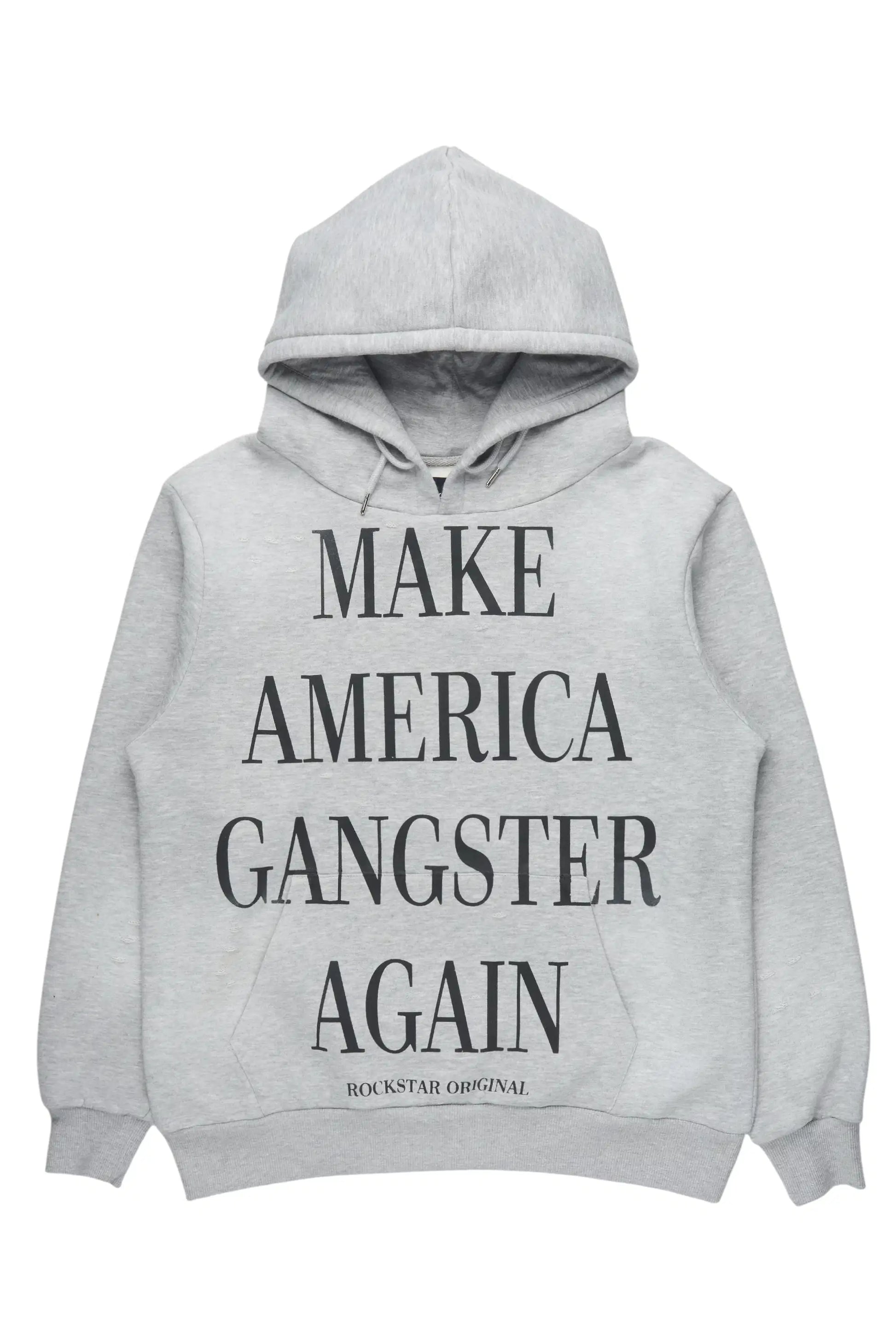 Drake Heather Grey Graphic Hoodie - image 1