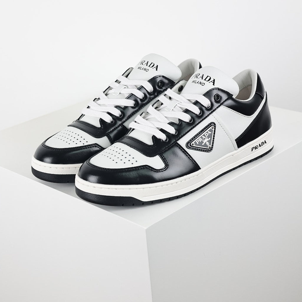 Prada Milano Black/White Low-Top Sneakers