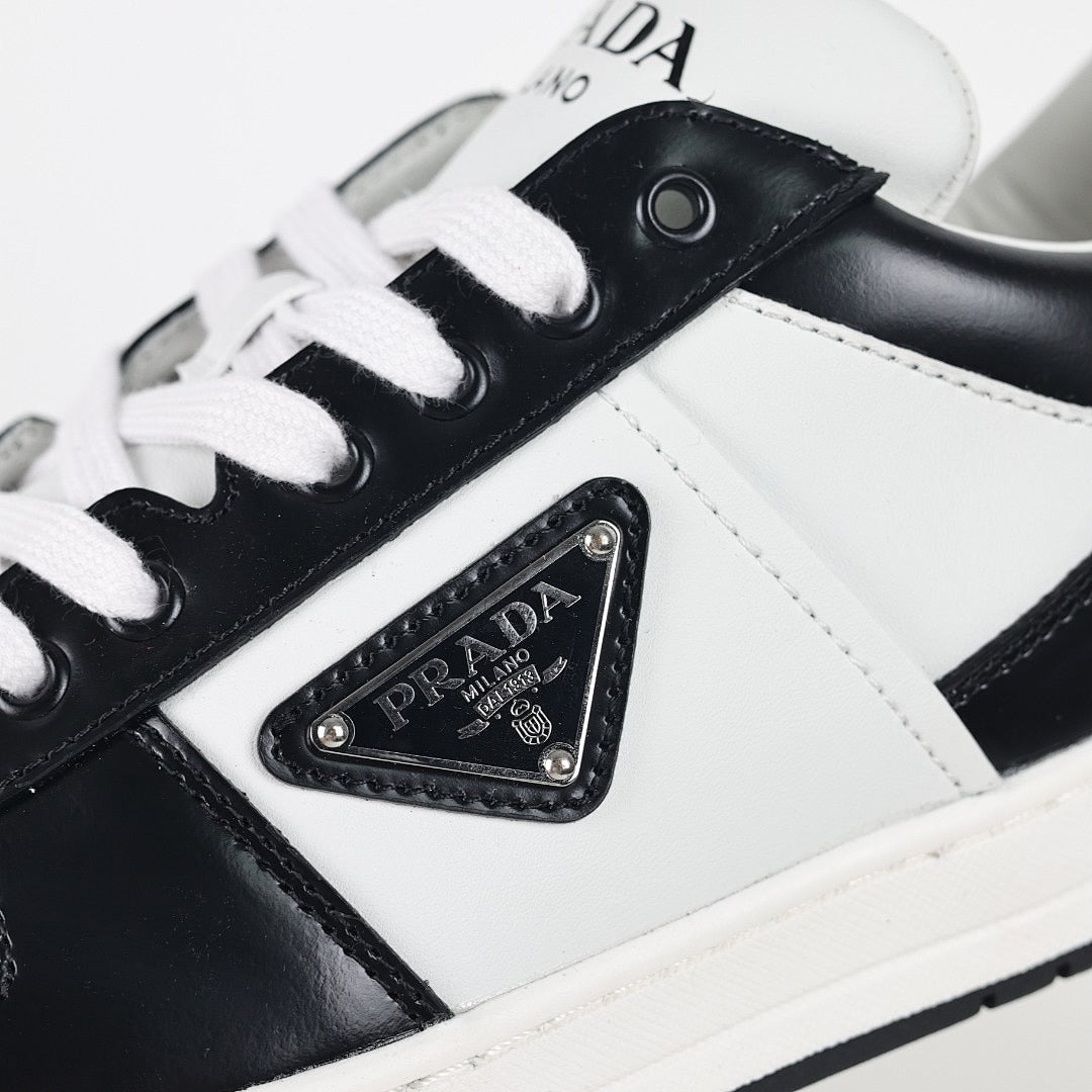 Prada Milano Black/White Low-Top Sneakers