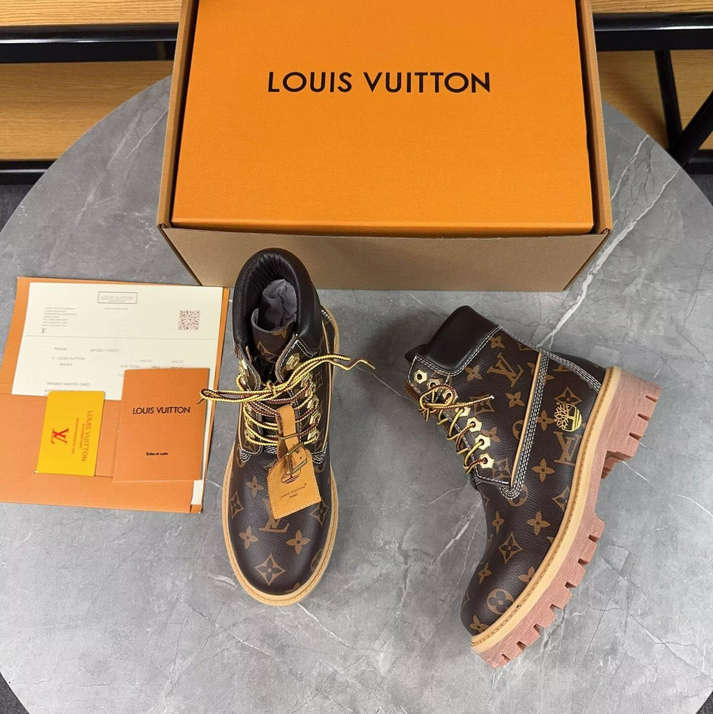 Louis Vuitton × Timberland Monogram Work Boots