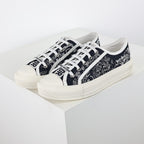 Dior Walk'n'Dior Low-Top Sneakers – Navy Toile de Jouy Embroidered Canvas