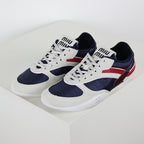 Miu Miu Tri-Color Suede & Velvet Trainer Sneakers