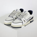 Louis Vuitton Trainer X1 Max – White & Navy Vintage | Luxury Sneakers