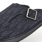 Dior Aqua Oblique Mule – Dark Navy & Black