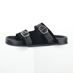 Dior Aqua Double-Buckle Slide Sandals – Black