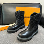 Louis Vuitton Monogram Boots - Black