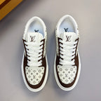 Louis Vuitton Charlie Sneaker – Brown & White Monogram | Luxury Low-Top