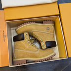 Louis Vuitton × Timberland Yellow Boots | Classic Workwear | Embossed Monogram | Waterproof & Slip-Resistant