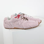 Miu Miu Suede Retro Runner Sneakers in Pink