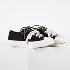 Miu Miu Canvas Low-Top Sneakers in Black