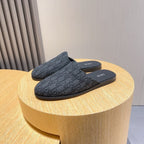 Dior Oblique Slip-On Mules – Black