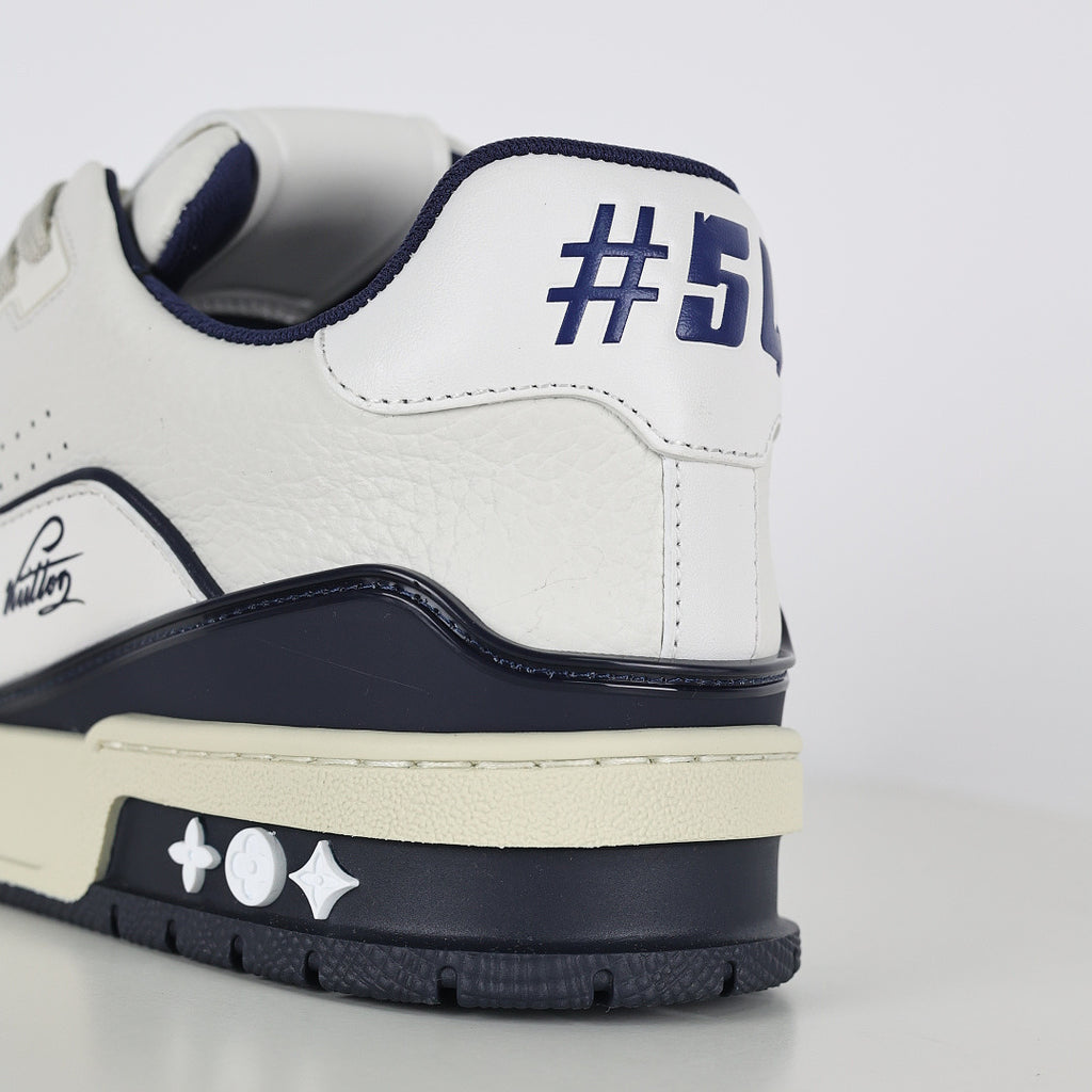 Louis Vuitton Trainer X1 Max – White & Navy Vintage | Luxury Sneakers