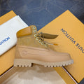 Louis Vuitton × Timberland Yellow Boots | Classic Workwear | Embossed Monogram | Waterproof & Slip-Resistant