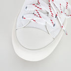 Miu Miu Canvas Low-Top Sneakers in White