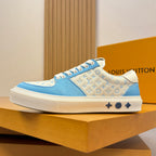 Louis Vuitton Charlie Sneaker – Sky Blue & White Monogram | Luxury Low-Top