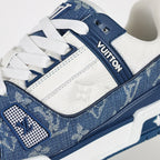 Louis Vuitton Trainer X1 Max – Blue Denim Edition | Luxury Classic Peak