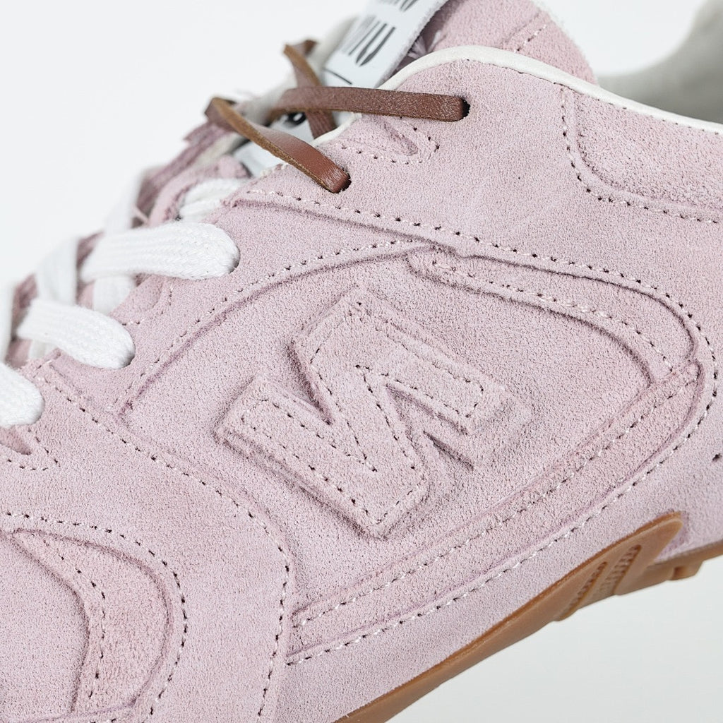 Miu Miu Suede Retro Runner Sneakers in Pink