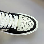 Louis Vuitton Charlie Sneaker – Black & White Monogram | Luxury Low-Top