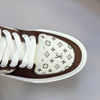 Louis Vuitton Charlie Sneaker – Brown & White Monogram | Luxury Low-Top