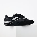 Miu Miu Tyre SS25 Runway Trainer Sneakers in Black