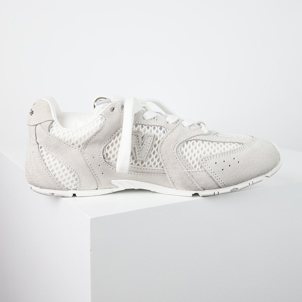 Miu Miu Mesh & Suede Retro Runner Sneakers