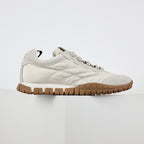 Miu Miu SS25 Quilted Nylon & Suede Sneakers in Cream