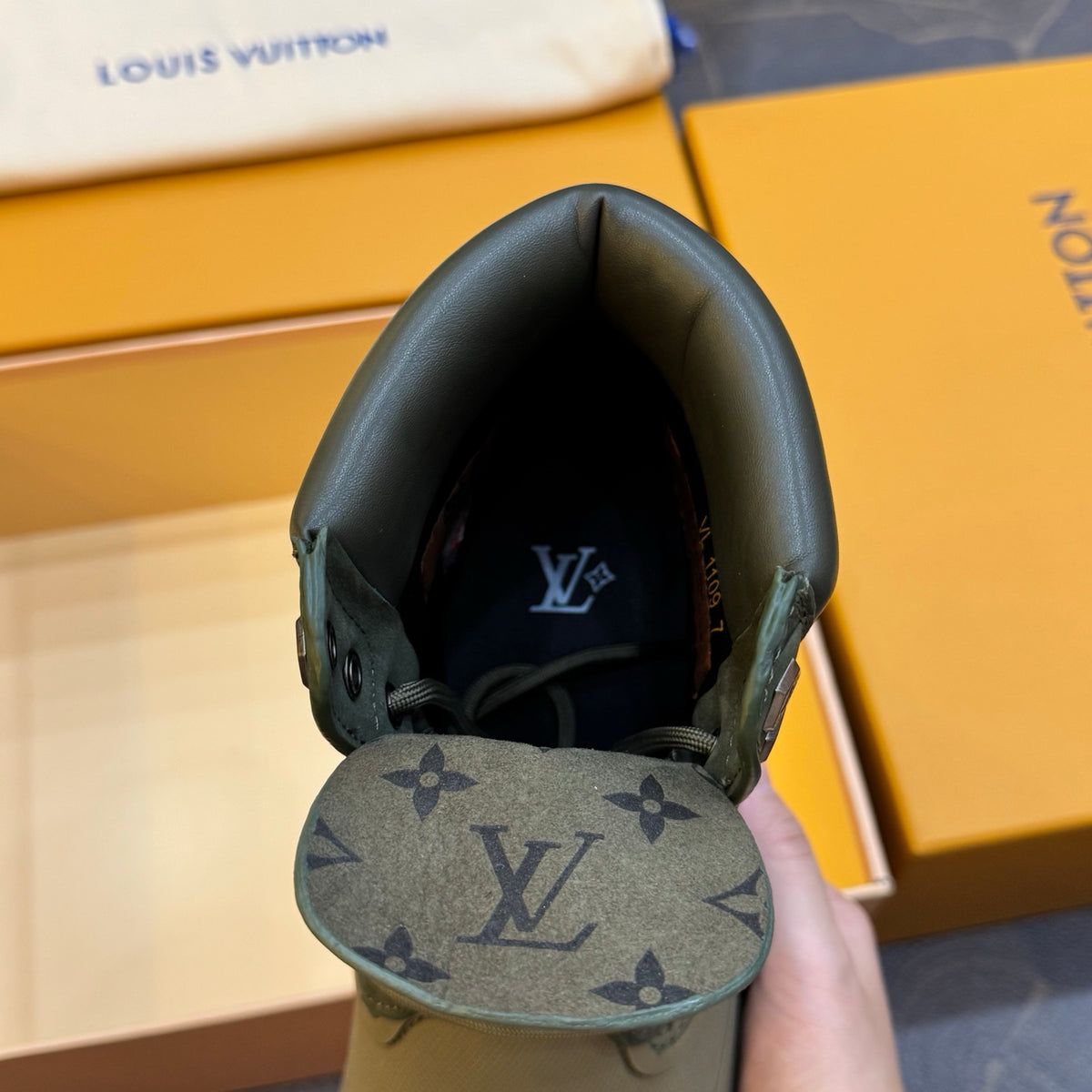 Louis Vuitton × Timberland Yellow Boots | Classic Workwear | Embossed Monogram | Waterproof & Lug Sole