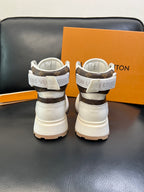 Louis Vuitton White Monogram High-Top Sneakers