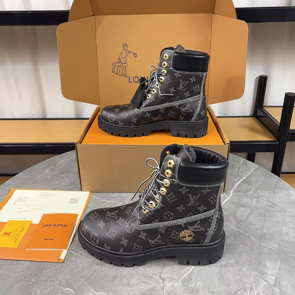 Louis Vuitton × Timberland Monogram Work Boots