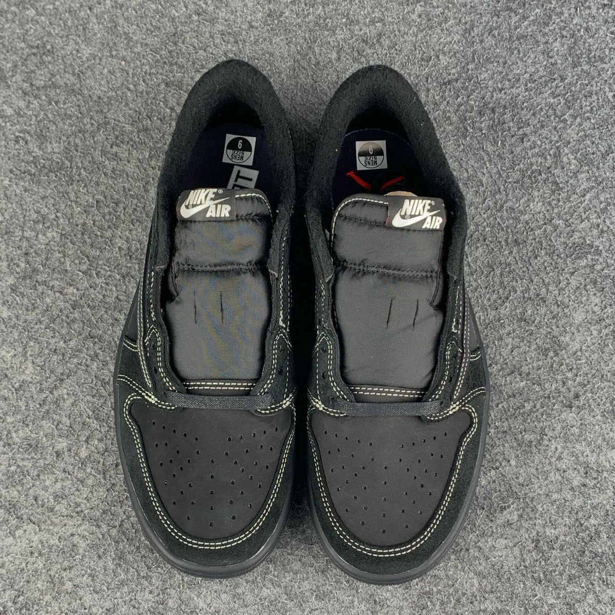 Air Jordan 1 Low OG SP – Travis Scott x Fragment Design | Black & White Stitch