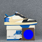 Air Jordan 1 Low OG SP – Travis Scott x Fragment Design | Royal Blue & Sail
