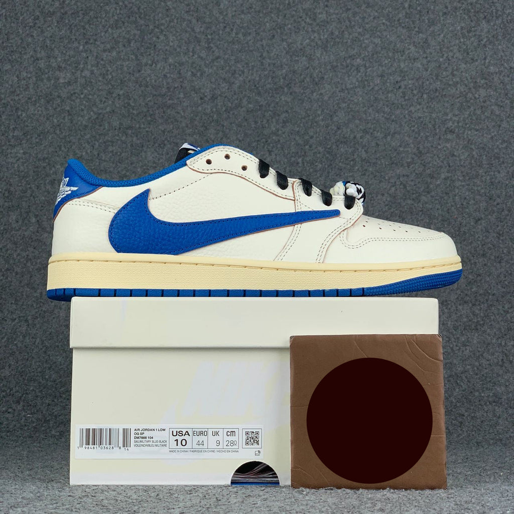 Air Jordan 1 Low OG SP – Travis Scott | Sail & Military Blue