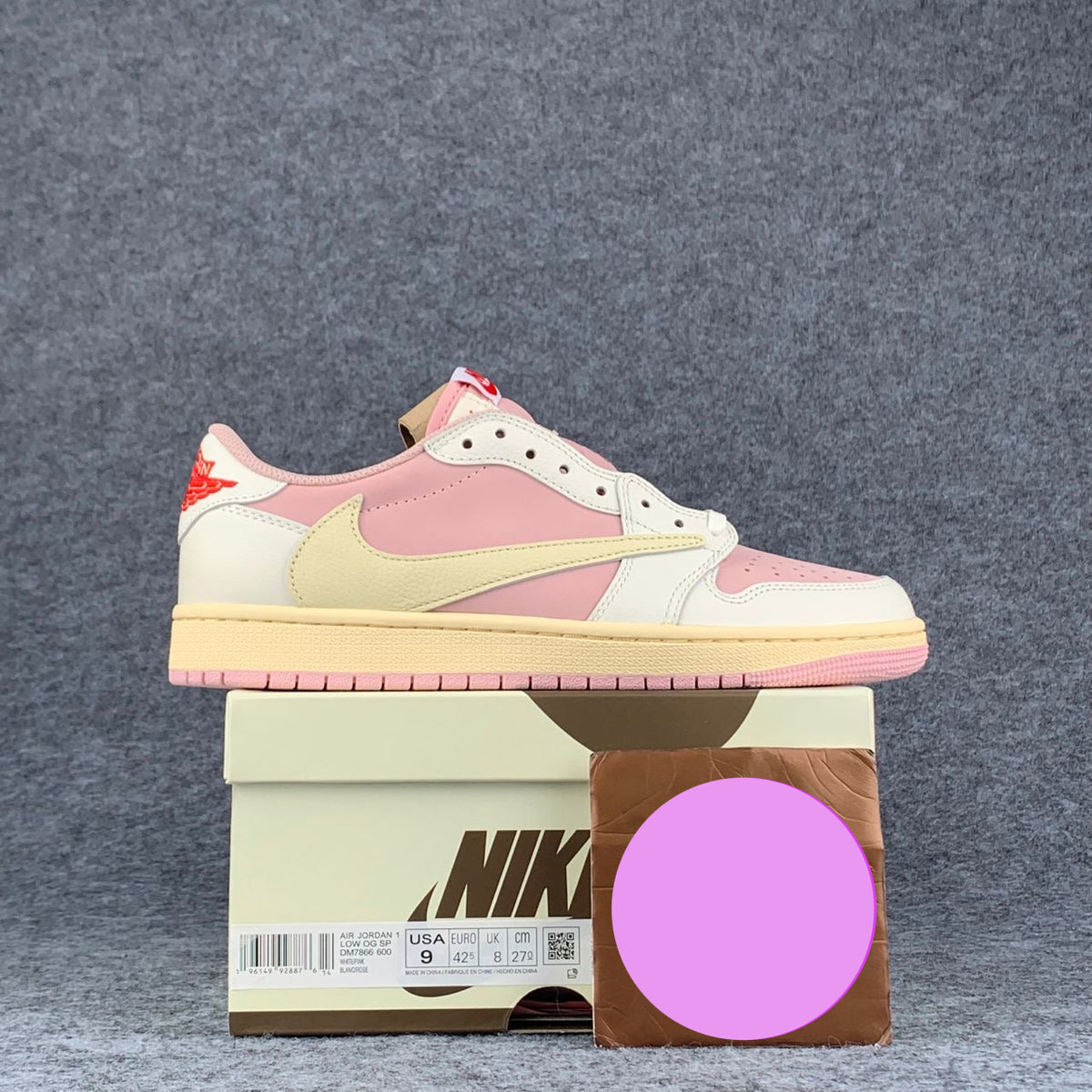 Air Jordan 1 Low OG SP – Travis Scott | Pink & Sail