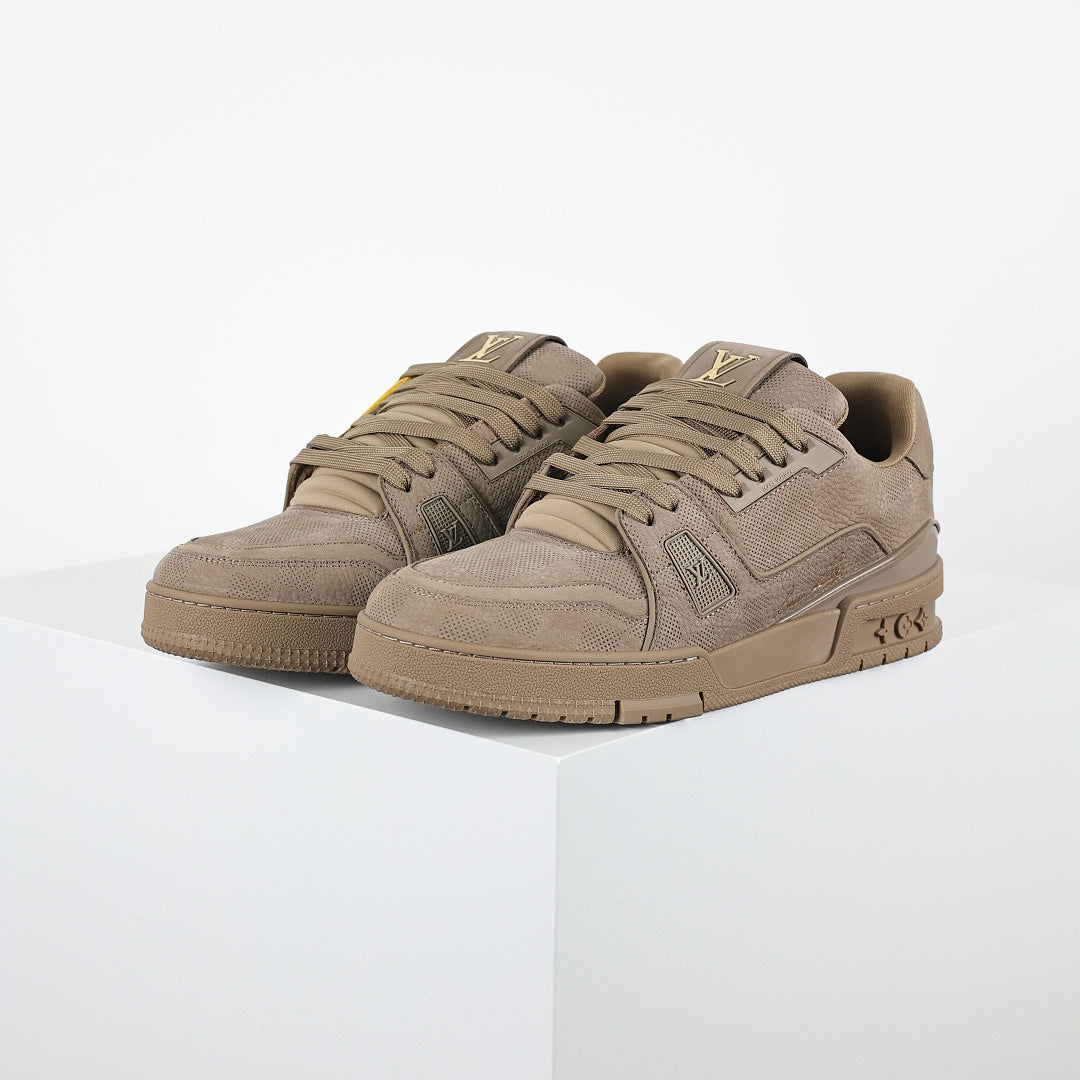 Louis Vuitton Trainer X1 Max – Triple Taupe Monogram | Luxury Sneakers