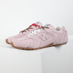 Miu Miu Suede Retro Runner Sneakers in Pink