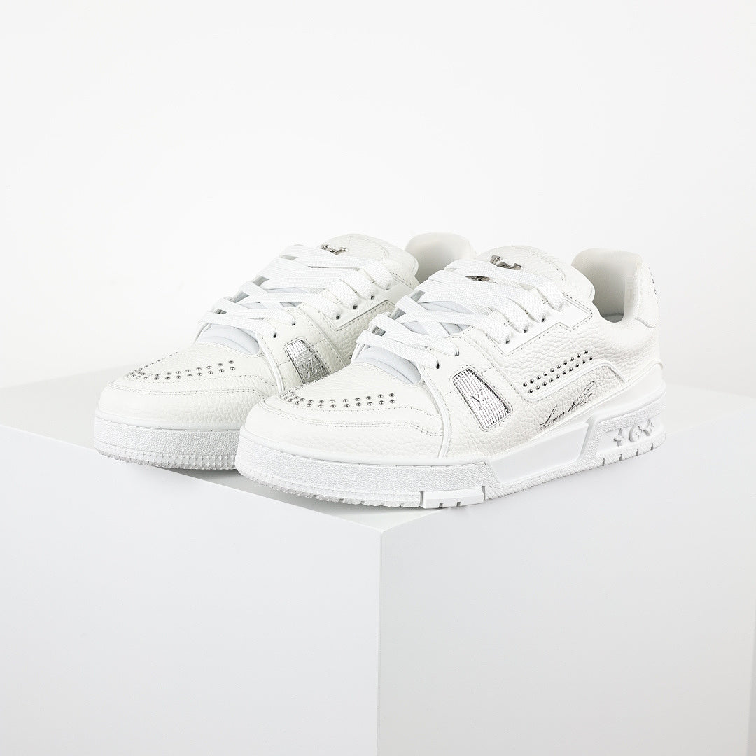 Louis Vuitton Trainer X1 Max – Triple White Crystal | Luxury Sneakers